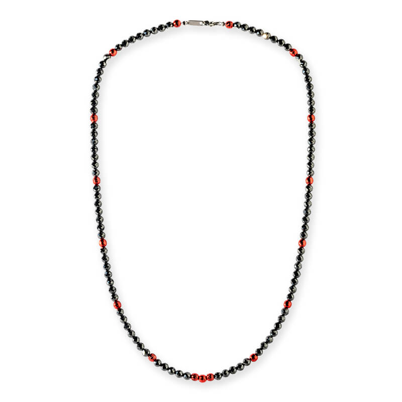 Galaxy ギャラクシー Black×Red 磁気ネックレス – BANDEL®︎｜公式