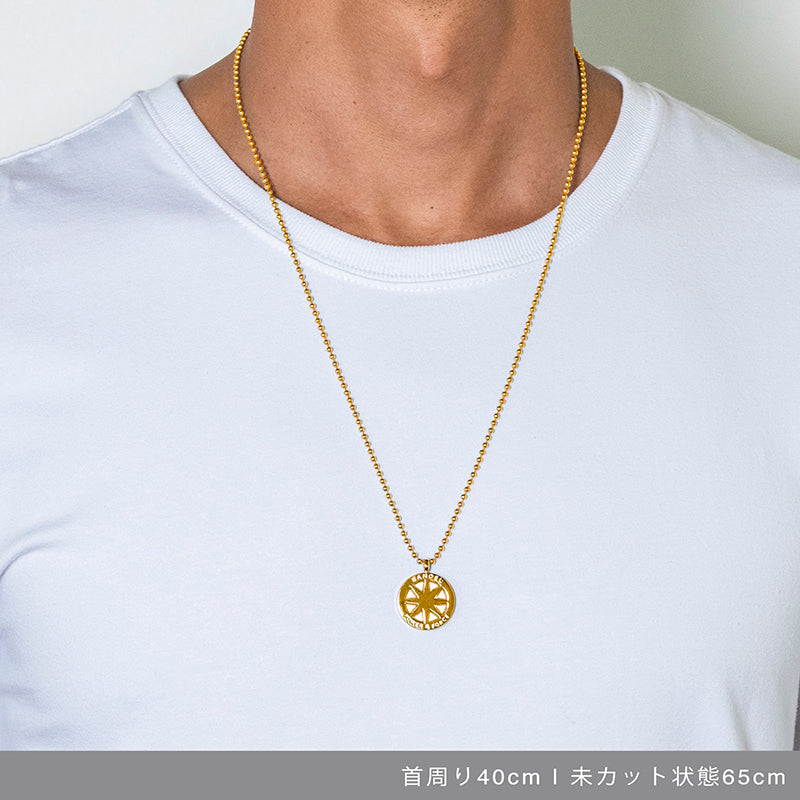 TITANIUM チタン Necklace Gold Regular size – BANDEL®︎｜公式