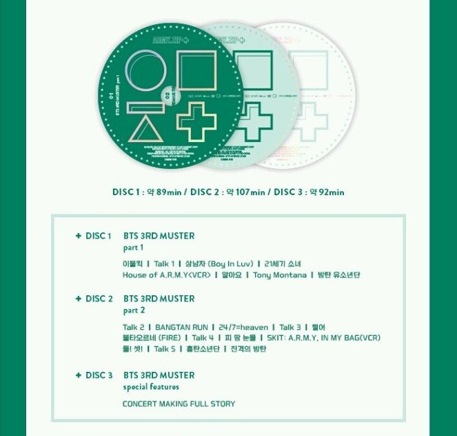 Merchandise] BTS 3RD MUSTER 'ARMY.ZIP+' DVD – ARMY Base