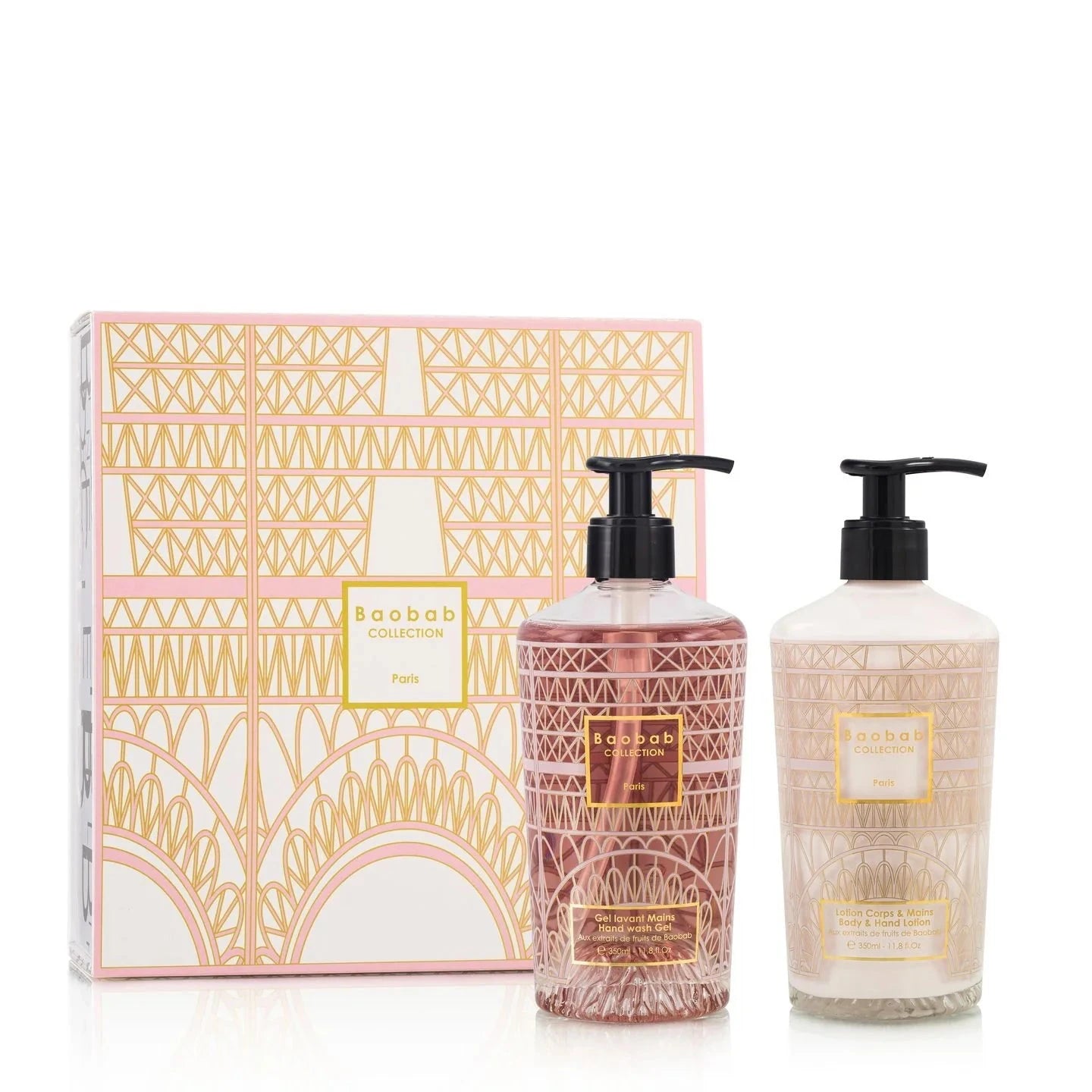 GIFT BOX PARIS BODY & HAND LOTION AND HAND WASH GEL – Baobab