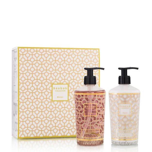 GIFT BOX WOMEN BODY & HAND LOTION AND SHOWER GEL – Baobab COLLECTION