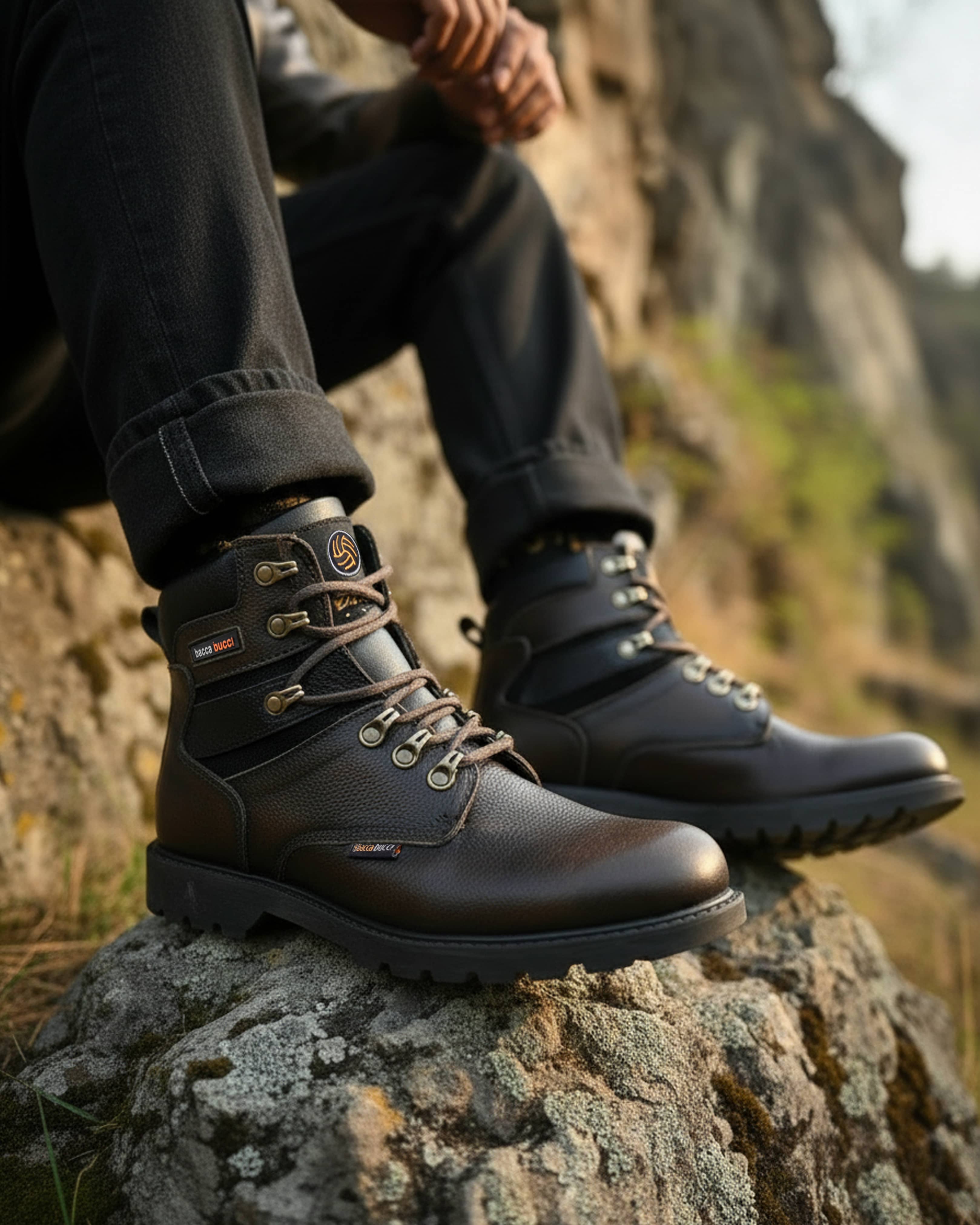 6 inches Steel Toe-Cap Boots | Snow Boot with Fur | Bacca Bucci