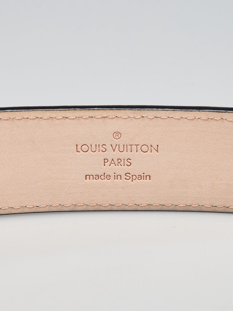 Louis Vuitton Black Epi Leather Essential V Belt Size 80/32