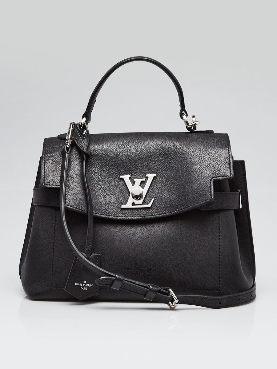 Louis Vuitton Black Leather Lockme Ever BB Bag | Yoogi's Closet