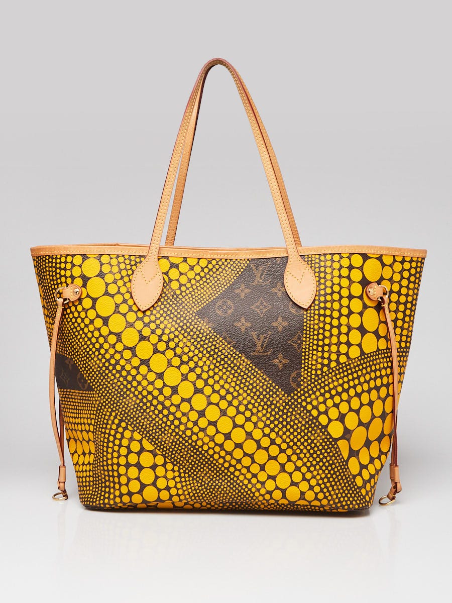 Louis Vuitton Limited Edition Yayoi Kusama Yellow Monogram Waves
