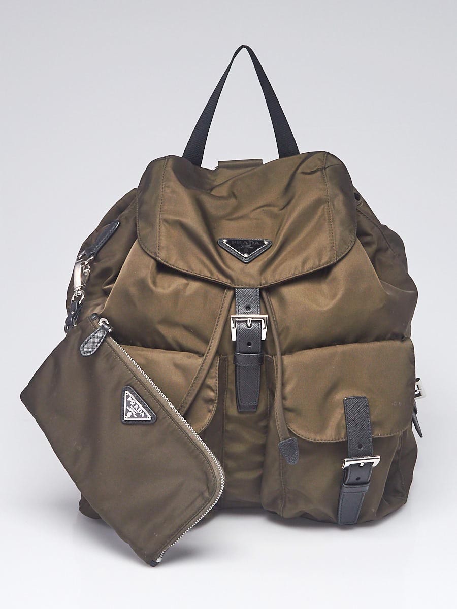 Prada Mimetico Vela Nylon Zainetto Backpack Bag 1BZ811 | Yoogi's