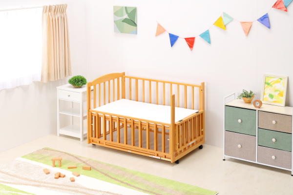 ツーオープンベッド b-side（ビーサイド）【ナチュラル】 | ベビー