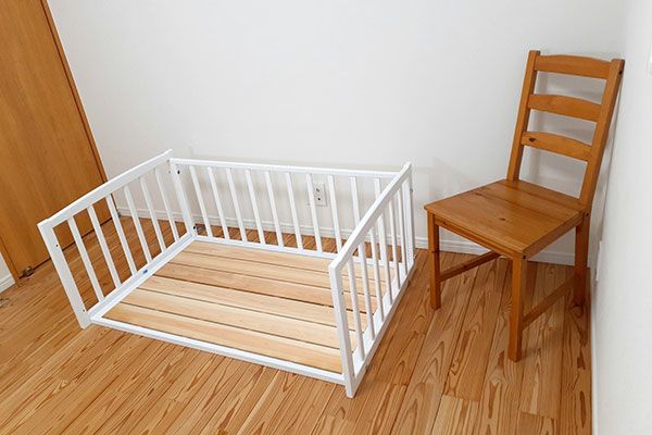 おふとんサークル（ひのきすのこ床板付き） | ベビーベッド・ベビー
