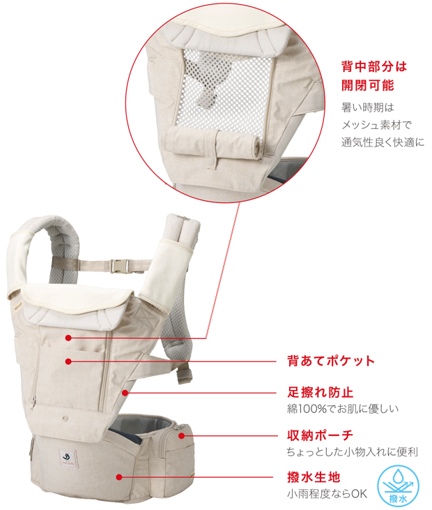 ミキハウス×ポグネー ヒップシートキャリア｜ミキハウス 妊娠・出産