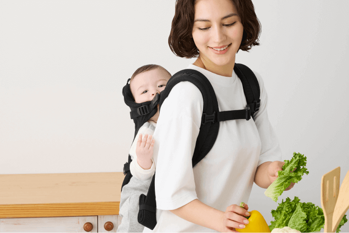 新生児のためのベビーキャリア ファーストベビーキャリア｜ミキハウス