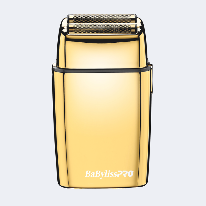 BaBylissPRO FOILFX02 Cordless Gold Metal Double Foil Shaver