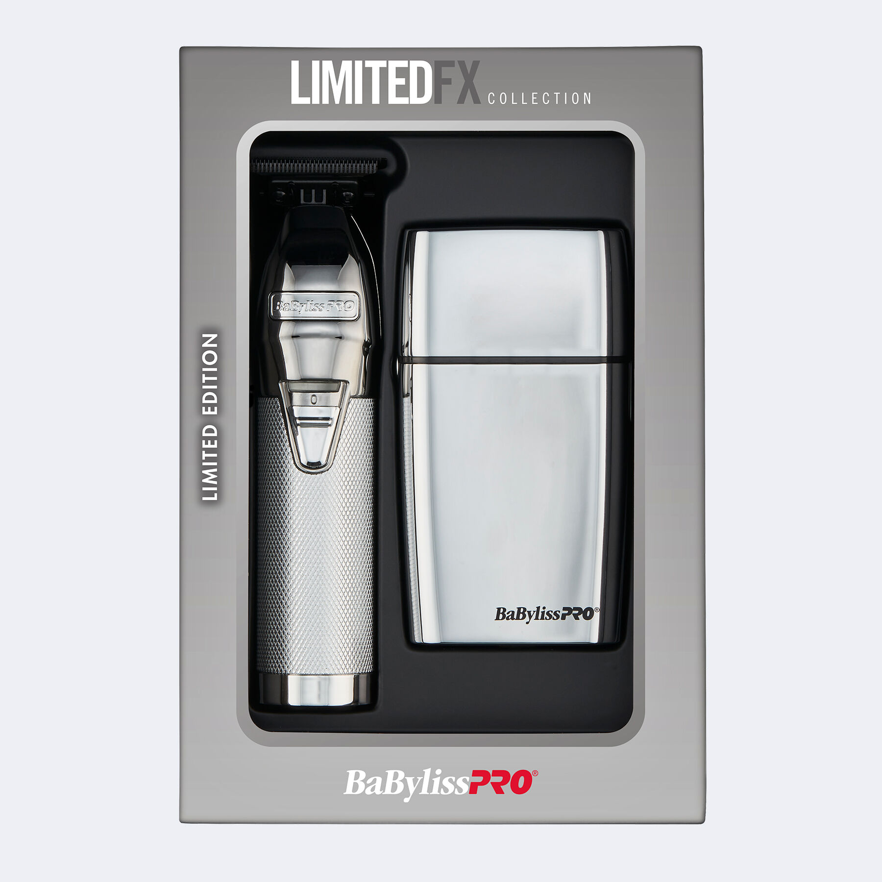 Silver Trimmer & Double-Foil Shaver | BaBylissPRO