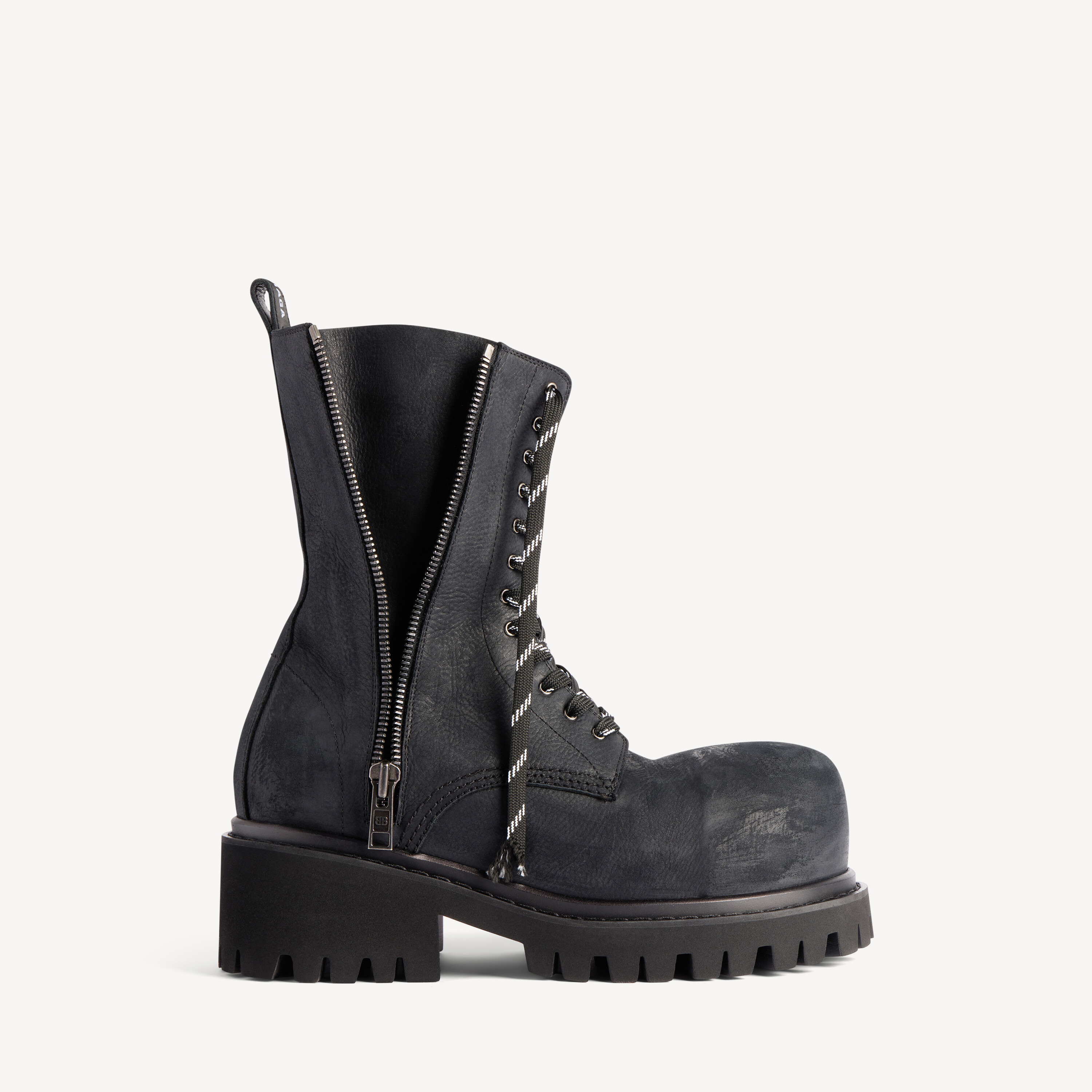 Men's Stomper Zipped Bootie in Black | Balenciaga US