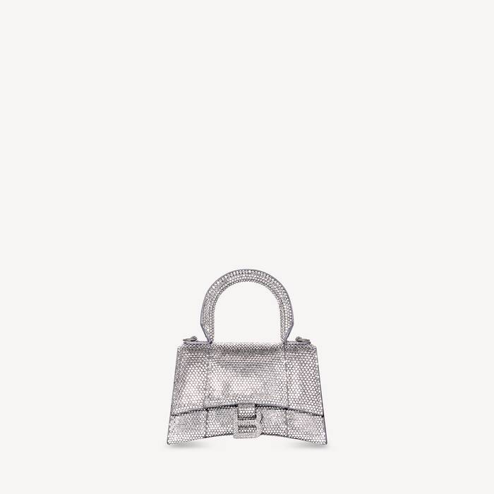 Women's Hourglass Handbag Xs in Pink | Balenciaga US