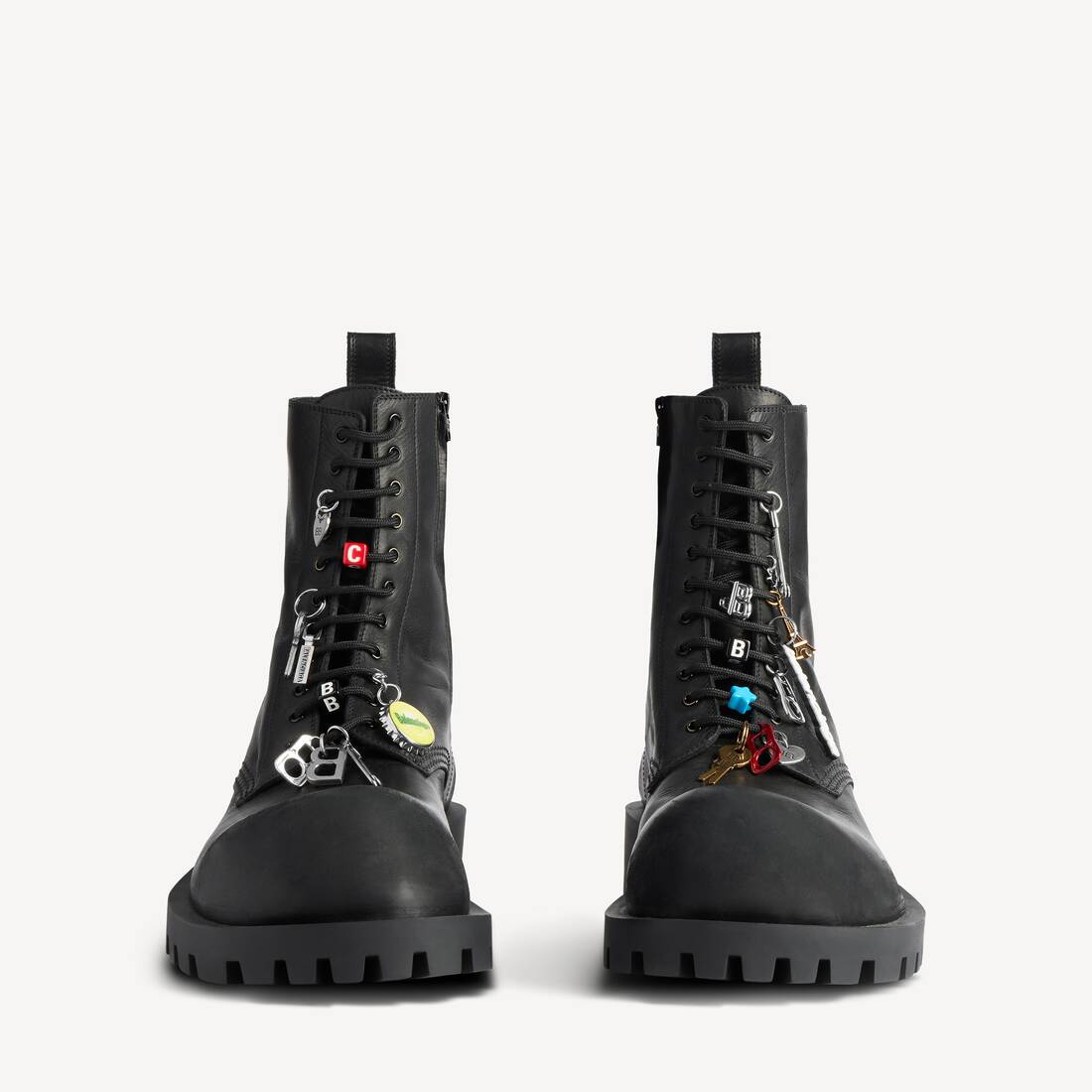 ブラック の メンズ Hummer レースアップ ブーティ | Balenciaga JP