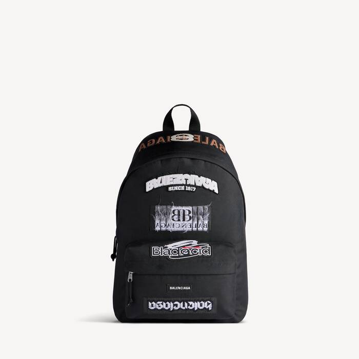 Men's Explorer Backpack in Black | Balenciaga CA