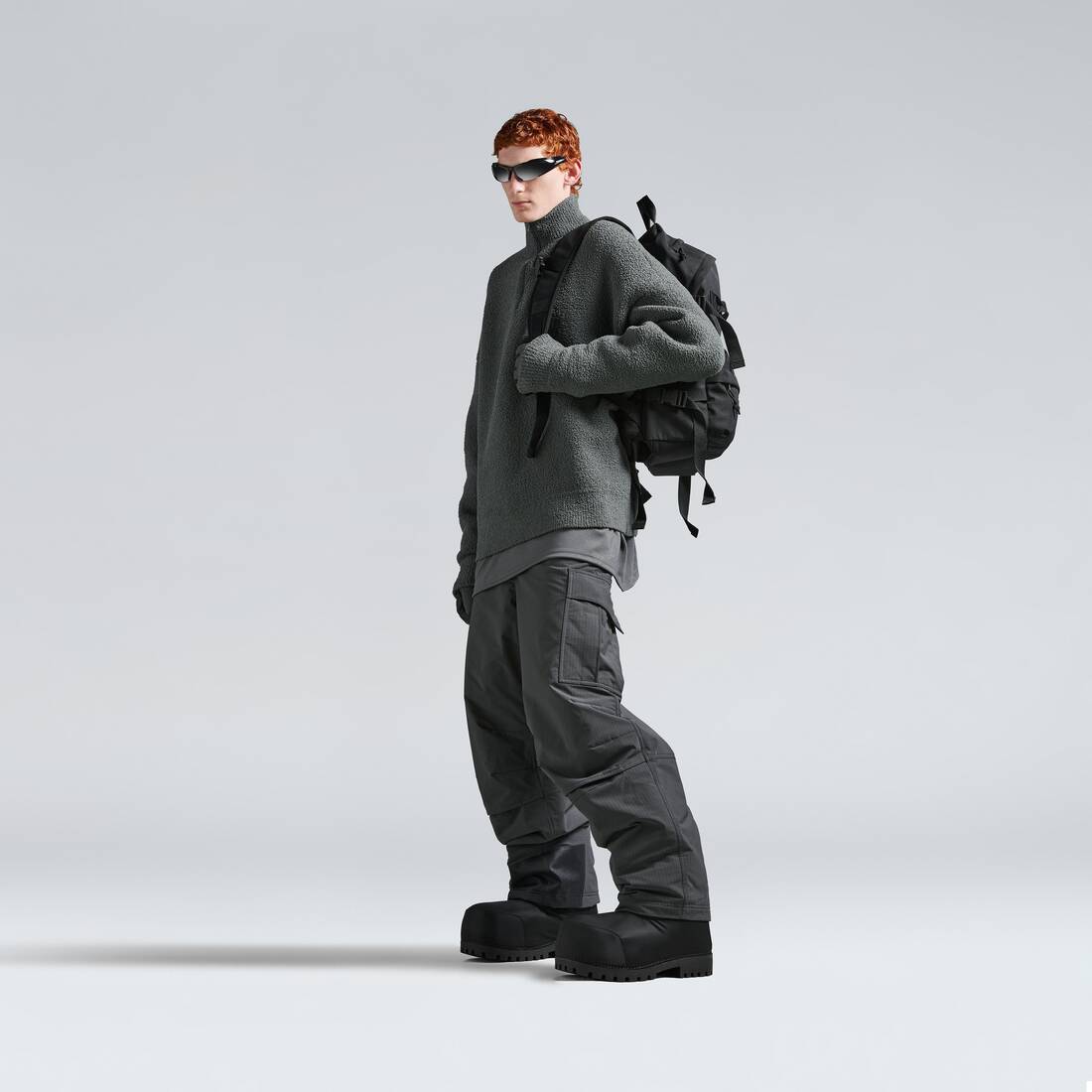 ブラック の メンズ Alaska ローブーツ | Balenciaga JP (バレンシアガ）