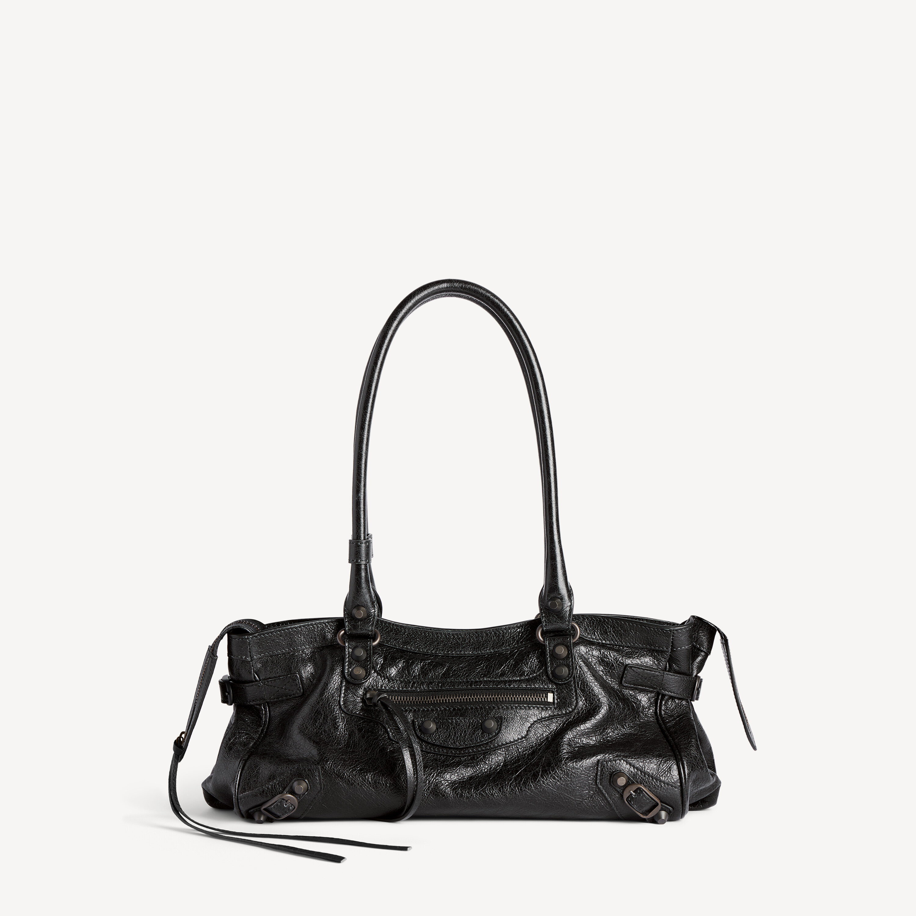 Women's Le City Bag East-west in Black | Balenciaga US