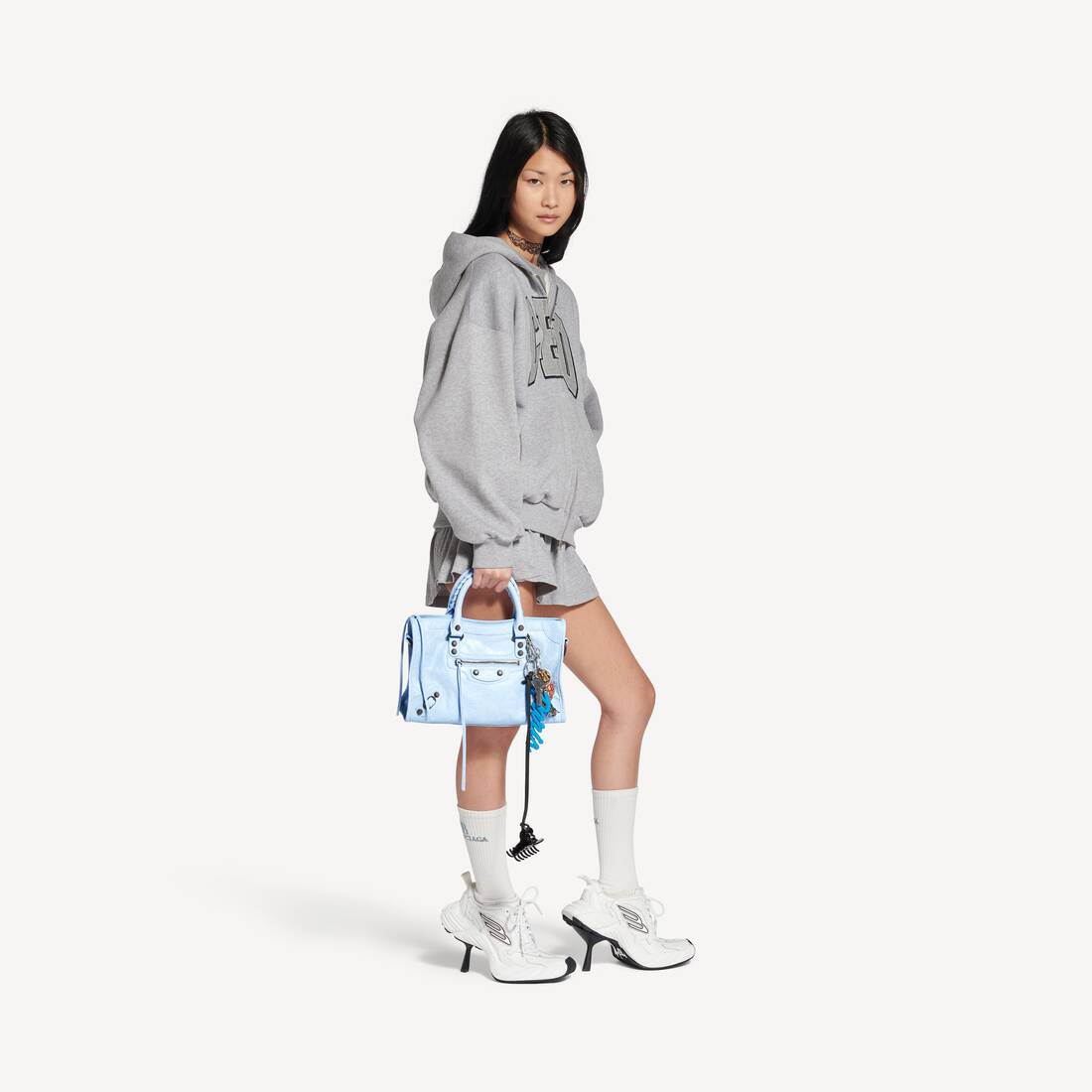 Women's Le City Bag Small in Cloudy Blue | Balenciaga US