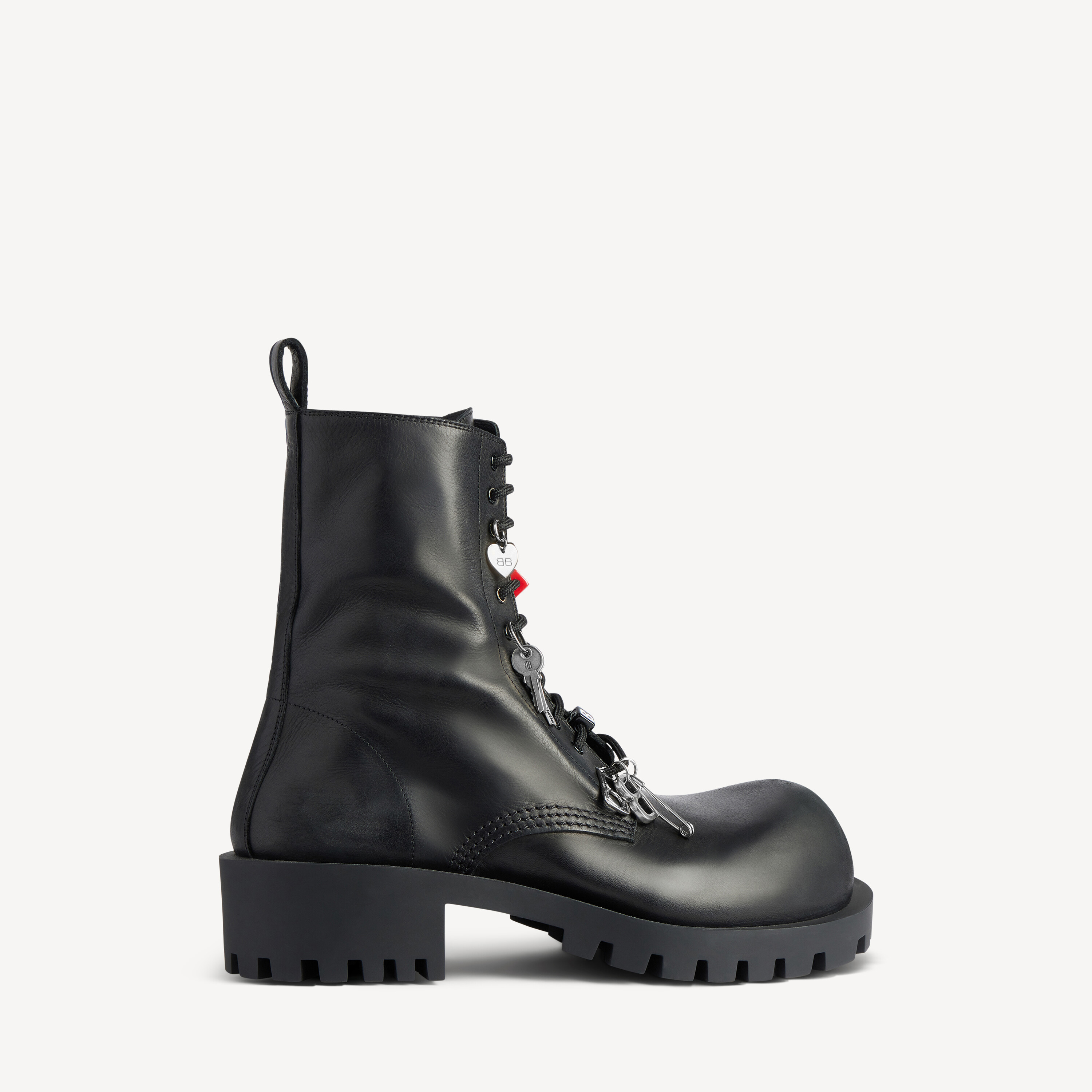 ブラック の メンズ Hummer レースアップ ブーティ | Balenciaga JP