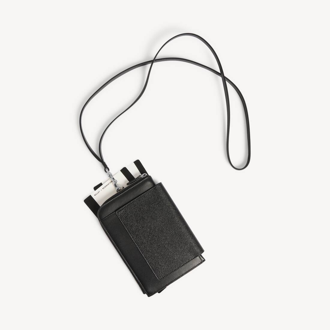 Men's Passport Phone Holder in Black | Balenciaga US