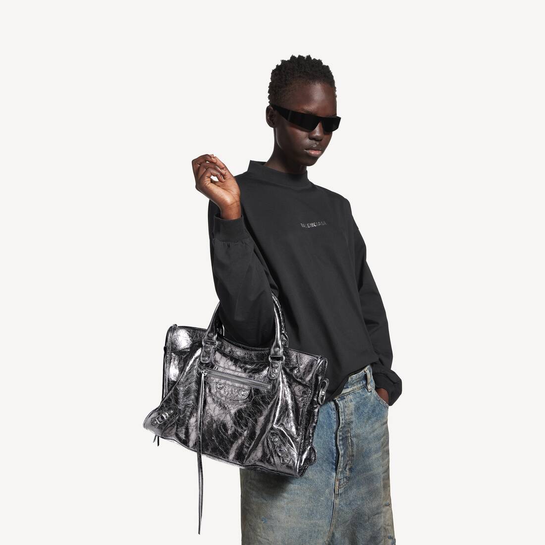 スティールグレー の ウィメンズ Le City バッグ ミディアム