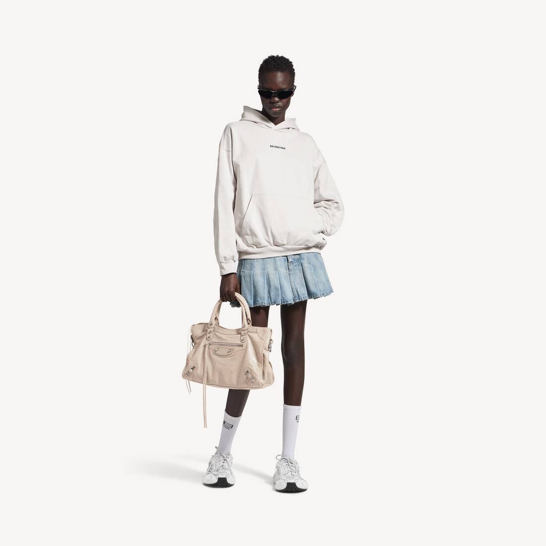 Women's Le City Bag Medium in Beige | Balenciaga US