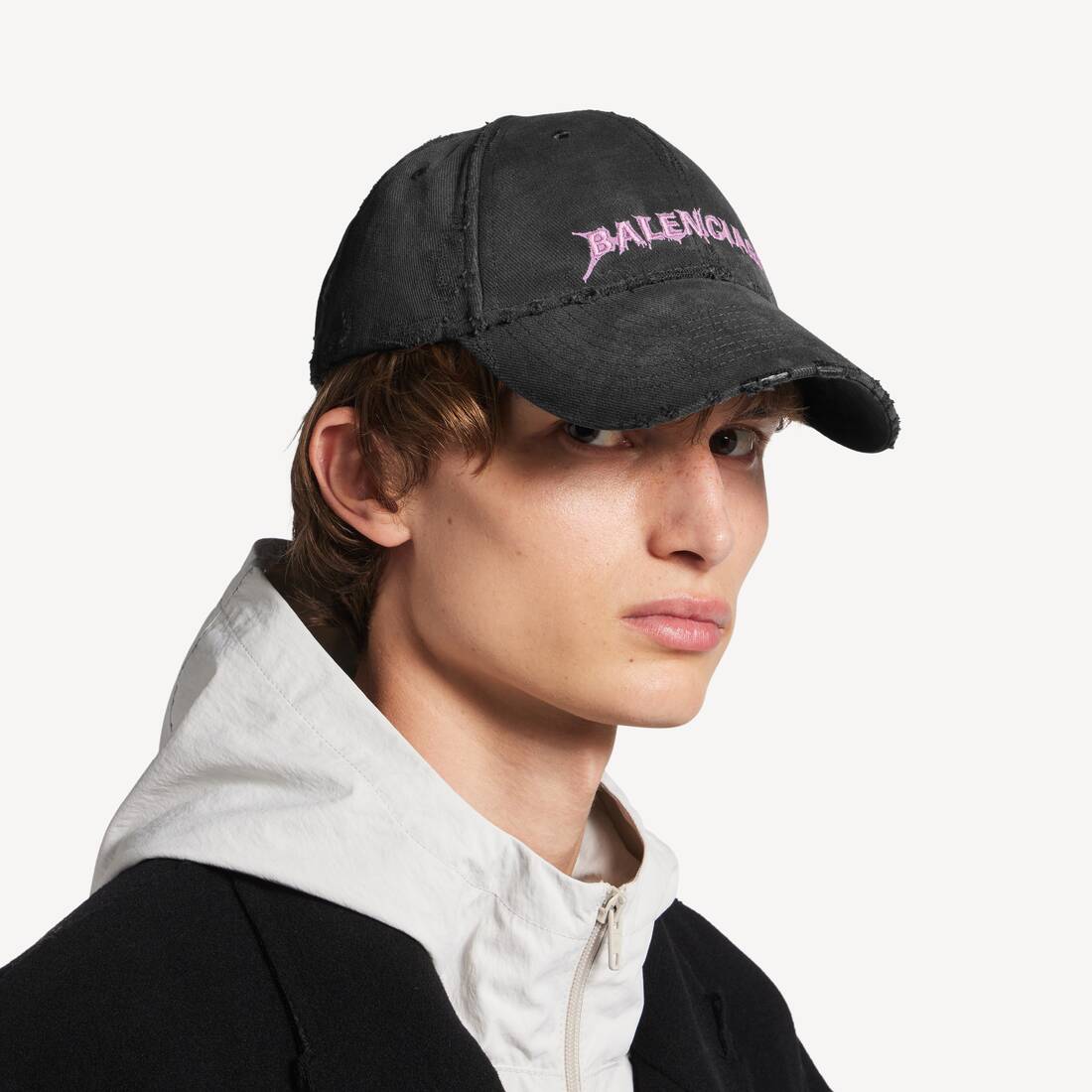 Men's Diy Balenciaga Back Cap in Black | Balenciaga JP