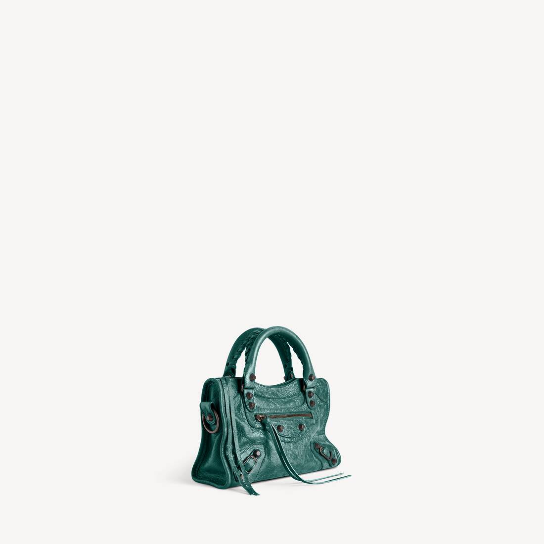 Women's Le City Bag Mini in Dark Emerald | Balenciaga US