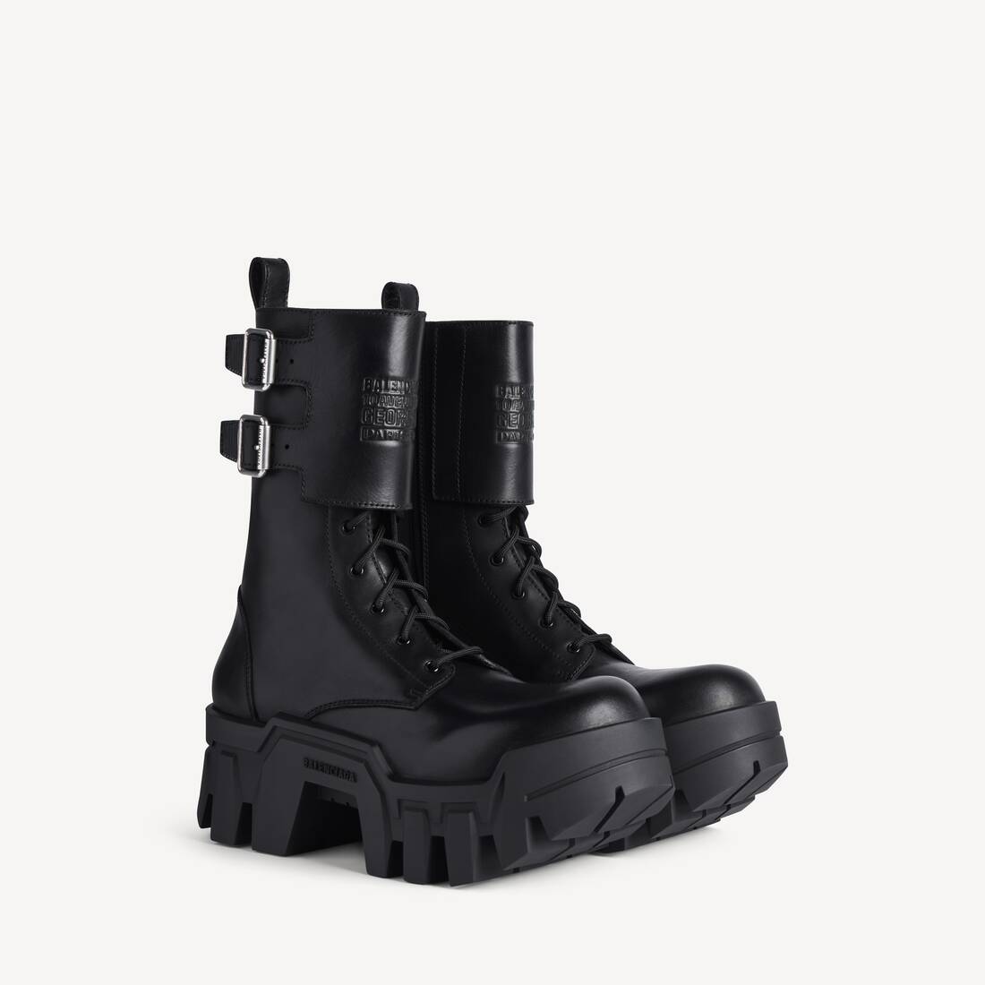 ブラック の メンズ Bulldozer コンバット レースアップブーツ