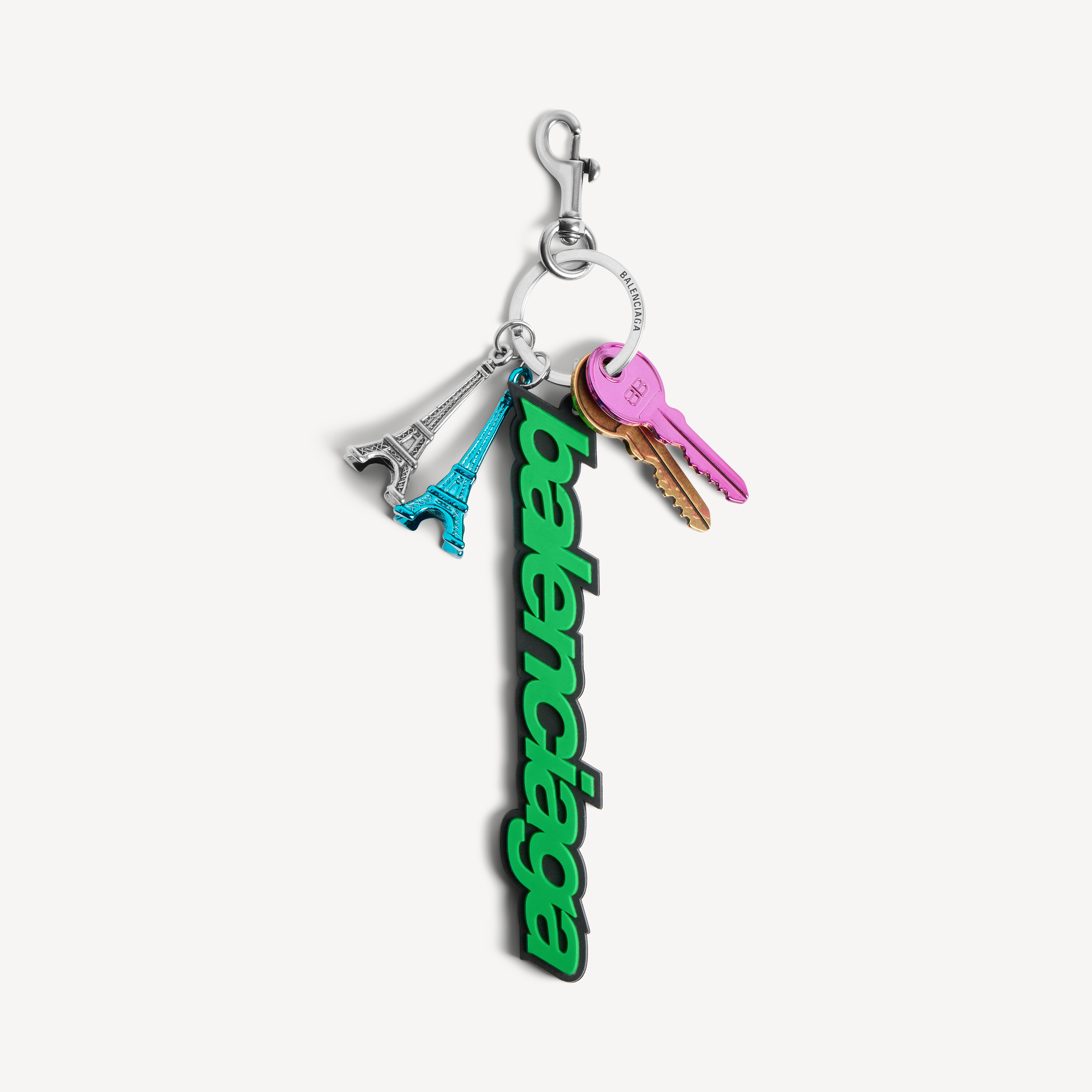 Women's Biker Balenciaga Charm/keychain in Green/black | Balenciaga US
