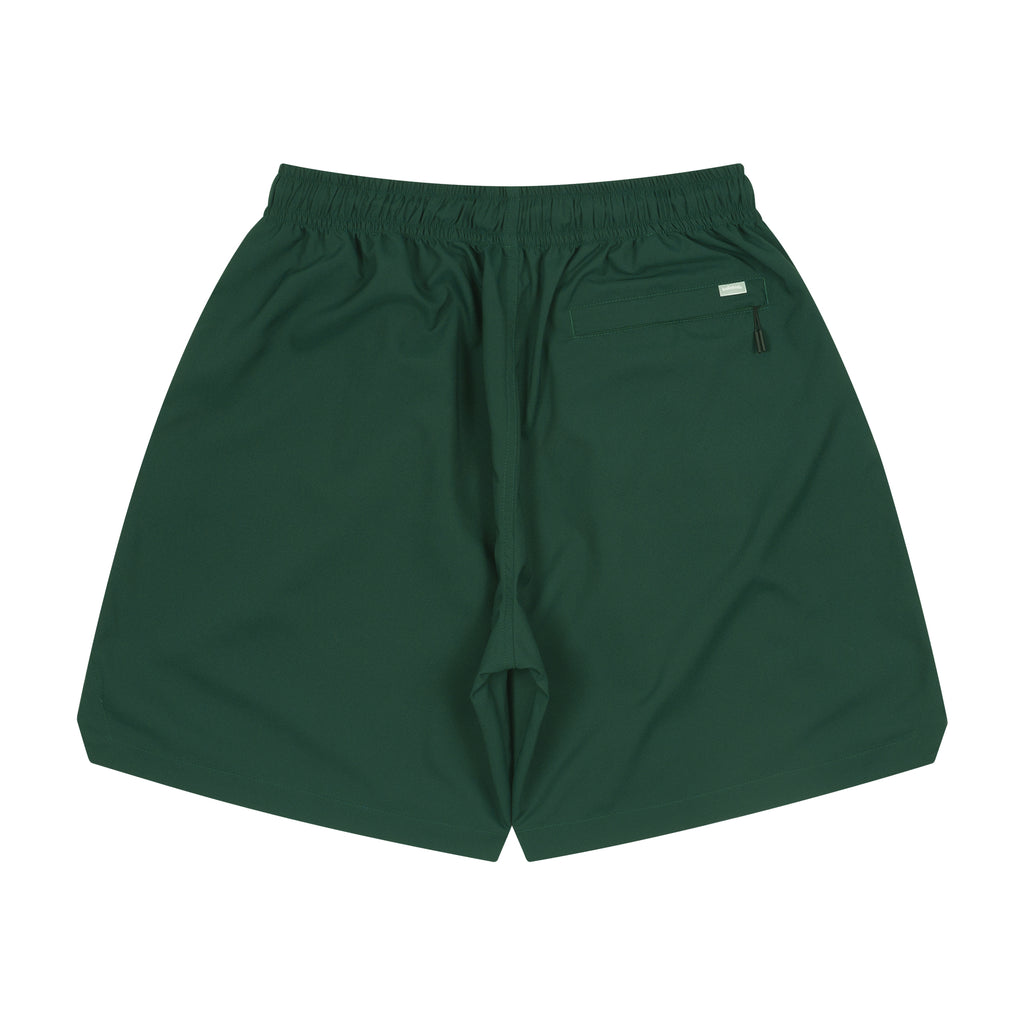Logo Anywhere Zip Shorts (dark green) – ballaholicオンラインショップ