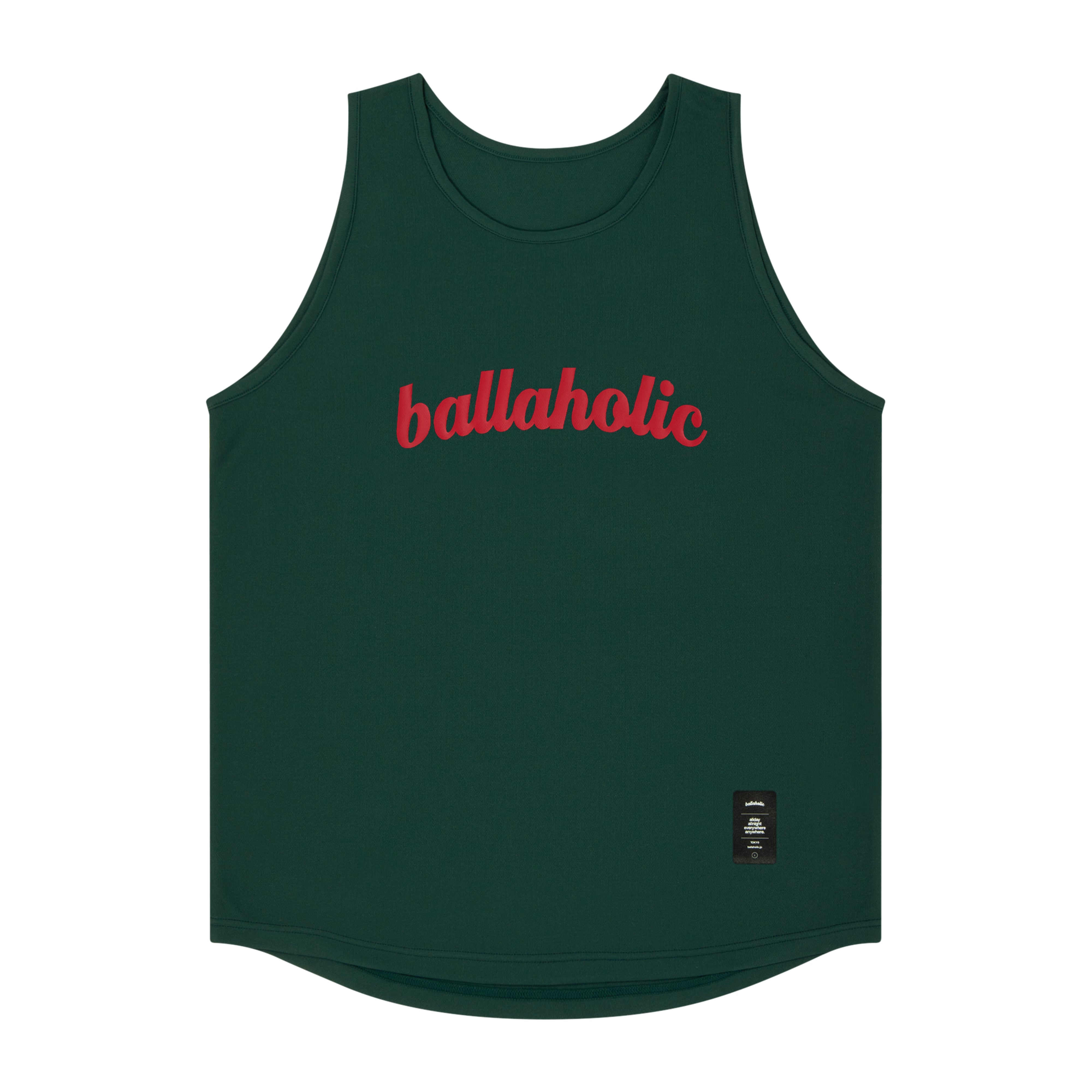 Logo Tank Top (dark green/red) – ballaholicオンラインショップ