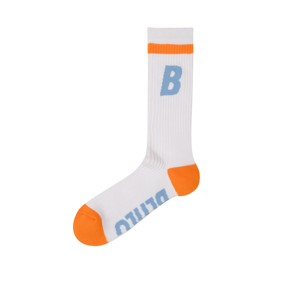 B Socks (white/light blue/orange) – ballaholicオンラインショップ