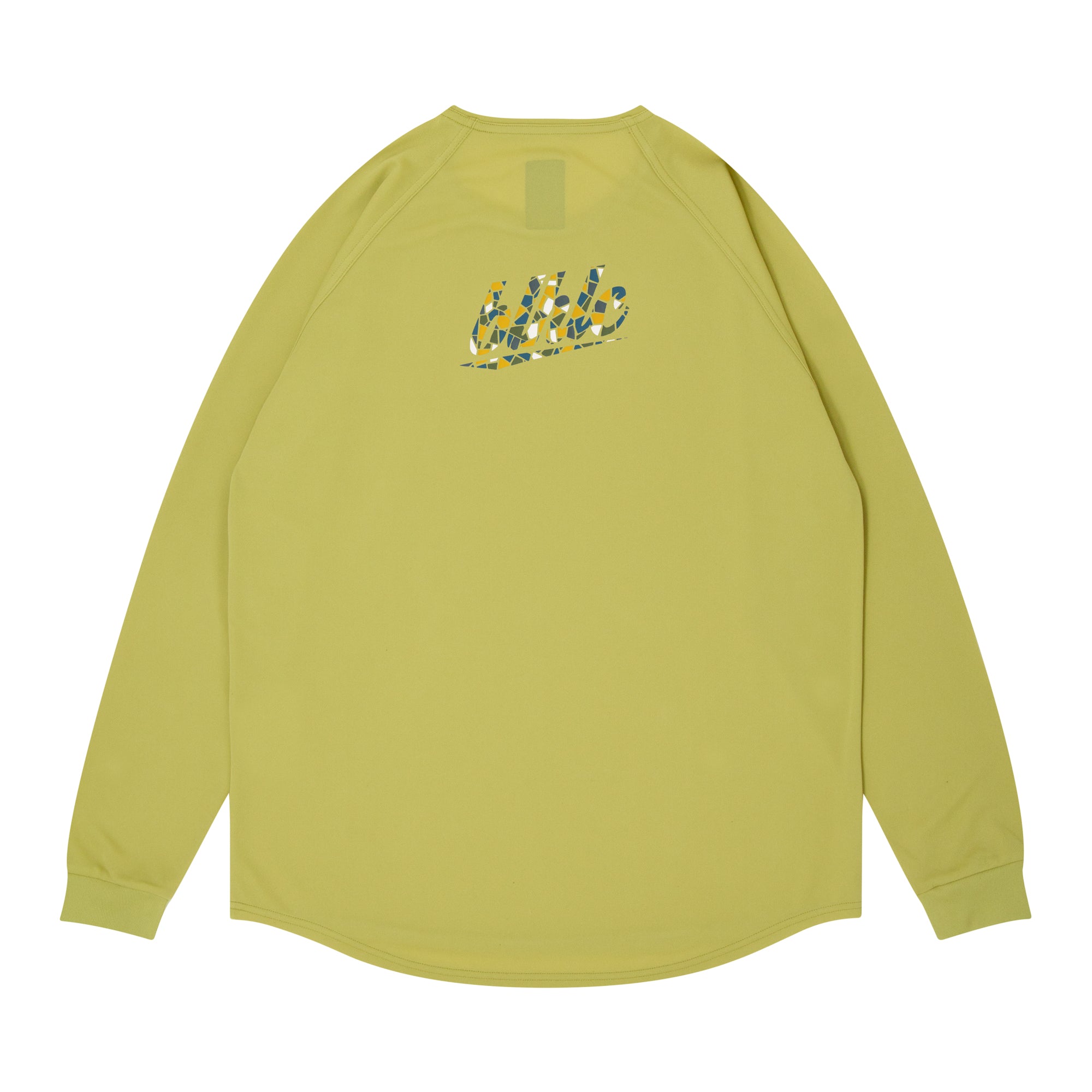 blhlc Back Print Cool Long Tee (beige/snowy ivory mosaic