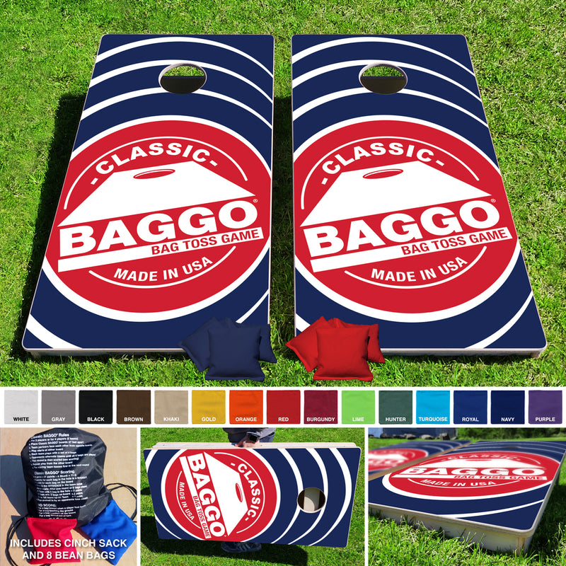 Baggo #1 Classic Pro Style Cornhole Bean Bag Toss Game 24x48 with