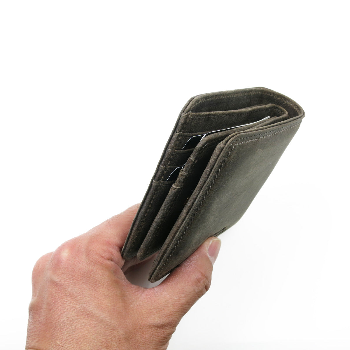 KUDU -クードゥーレザー- 二つ折り財布 ZKM902