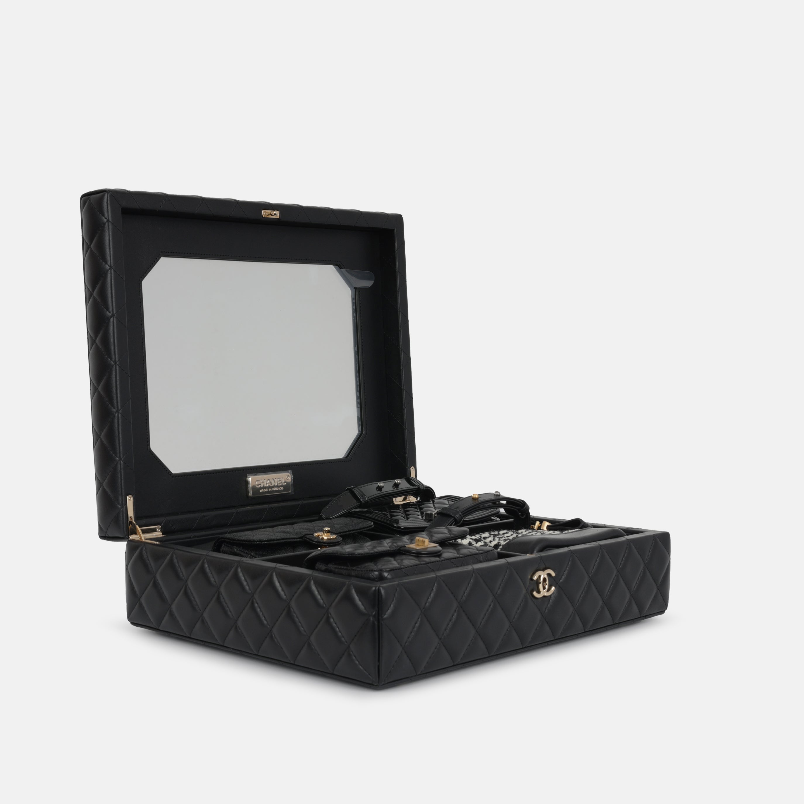 Chanel - Success Story Trunk - Black Lambskin GHW – Bagista