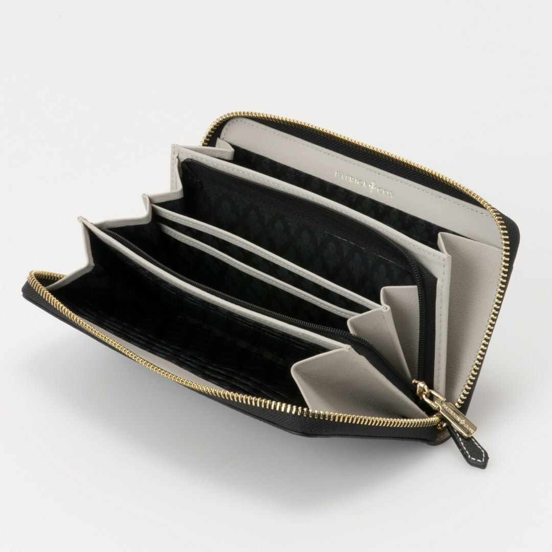 PATRICK COX カラーサンダル ラウンドファスナー長財布 商品｜THE BAGMANIA