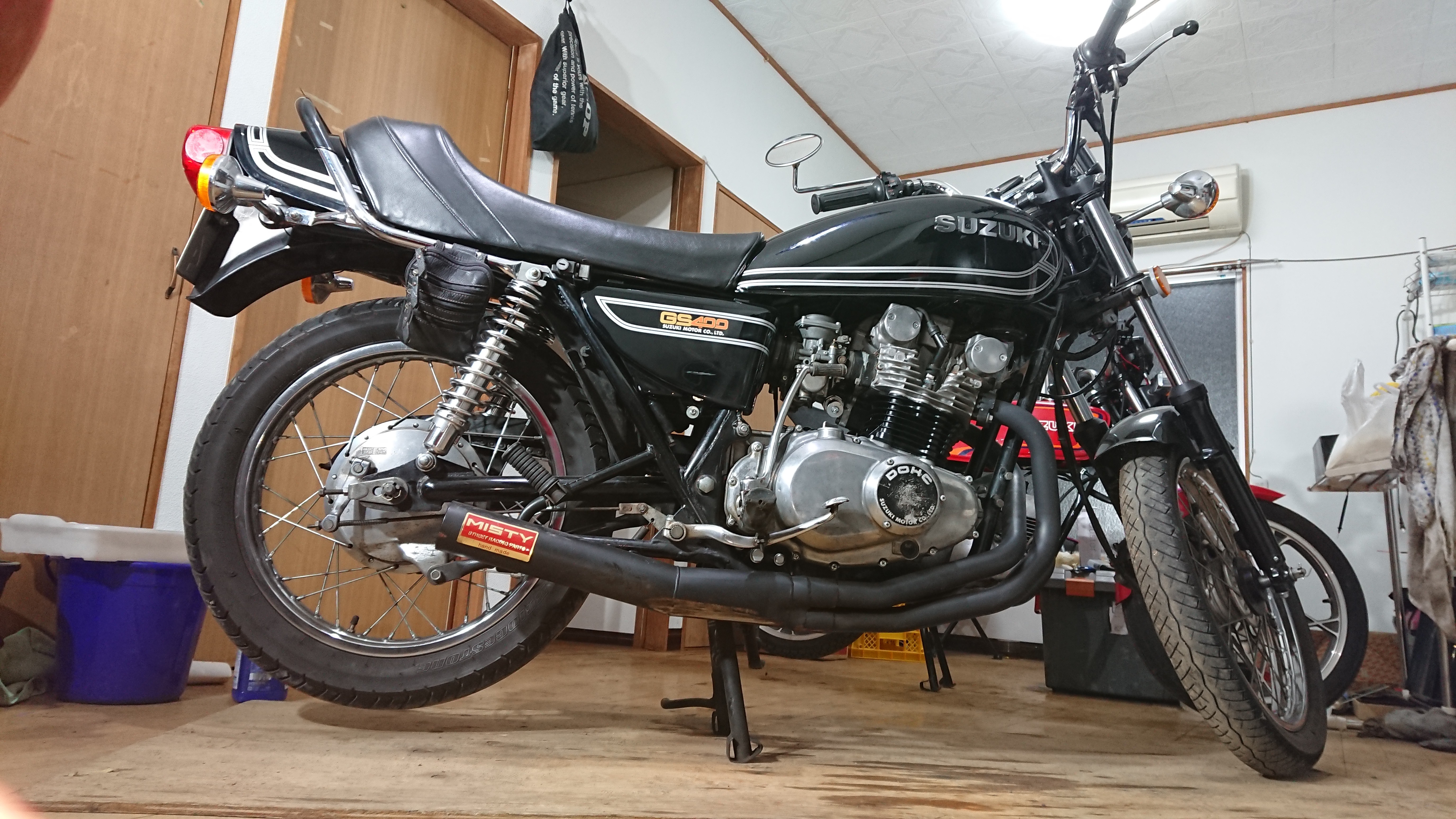 GS400のリアサスマルゾッキ?IKON?について悩む | GS400 旧車バイクの