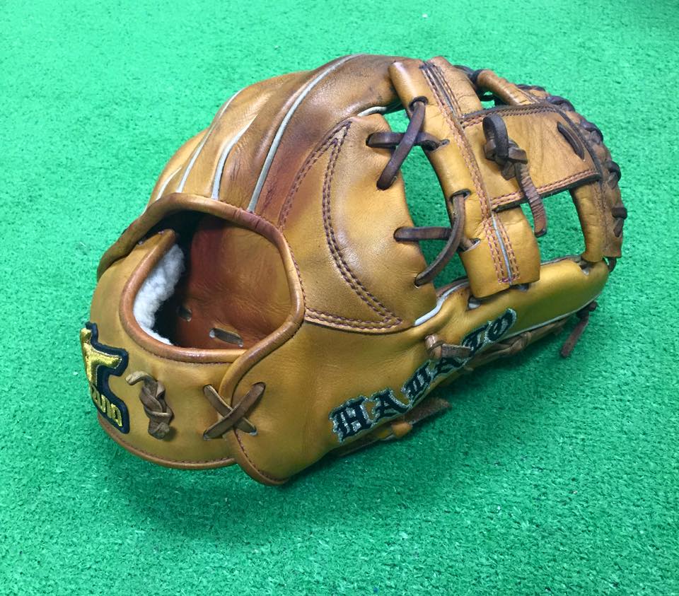 プロ野球選手の実使用グローブ |