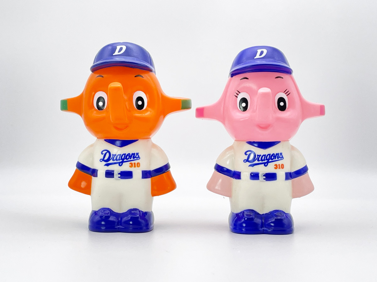 中日ドラゴンズ（1997-2003）のプロ野球サトちゃんフィギュア（貯金箱