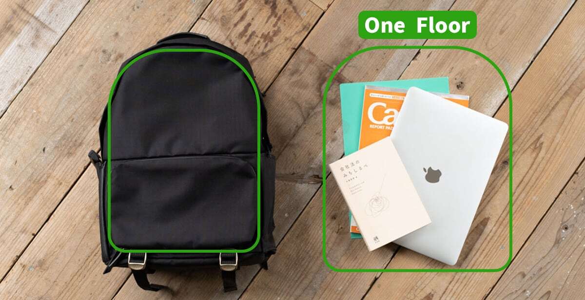 オンオフ使える2階建て構造バックパック「FLOORPACK Flex」 | drip公式