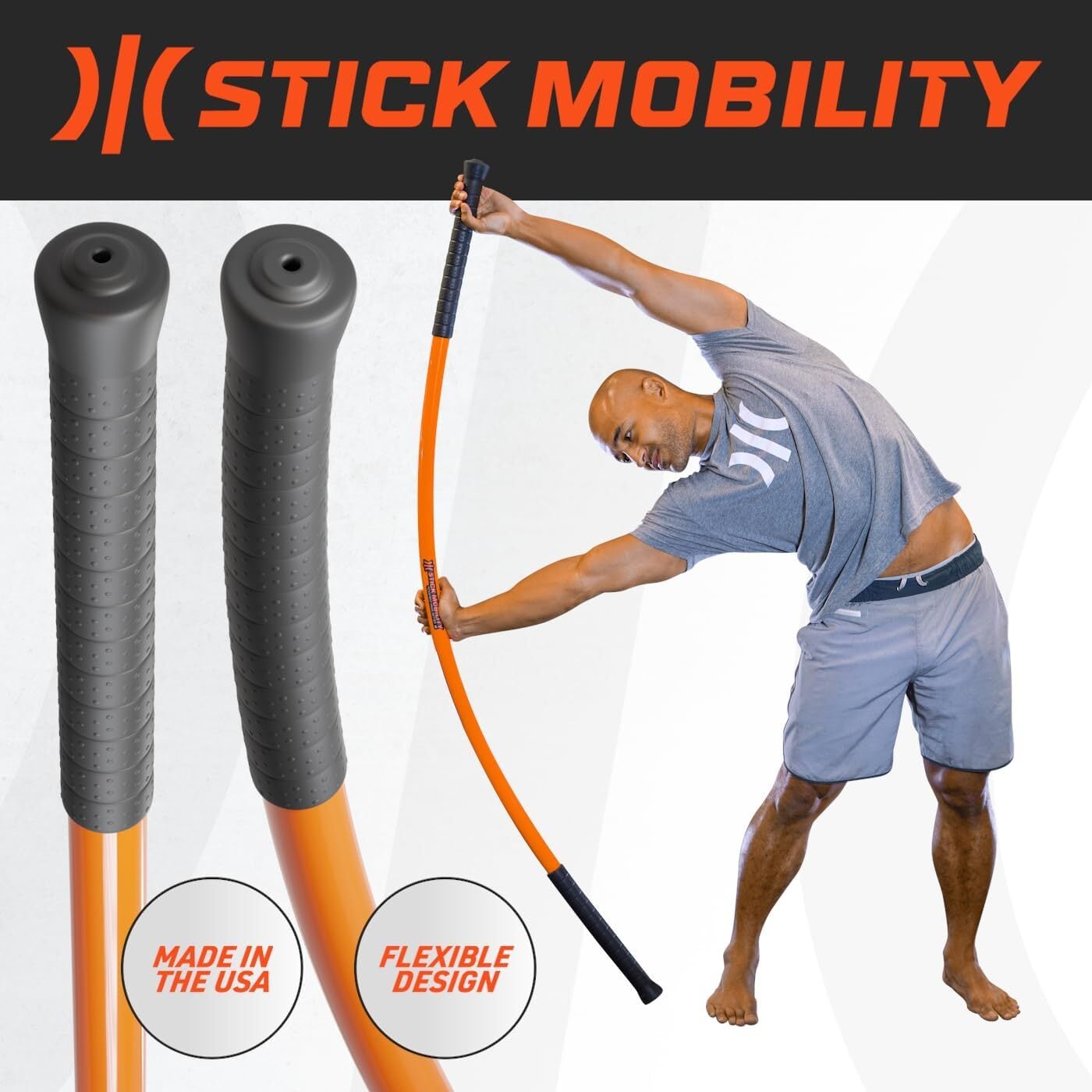 3本set》Stick Mobility-Long Stick2本+Short Stick1本 - Standard