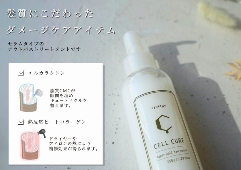 synergy(シナジー) セルキュア ヘアミルク 150g | REJUBELLa