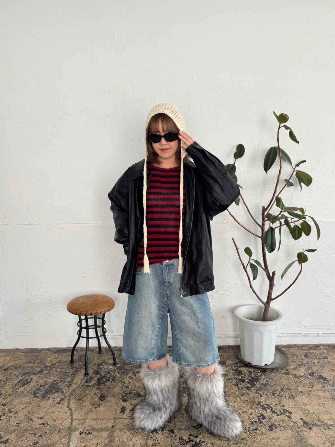 エコファーショートブーツ_LN03085 | lanan(ラナン)