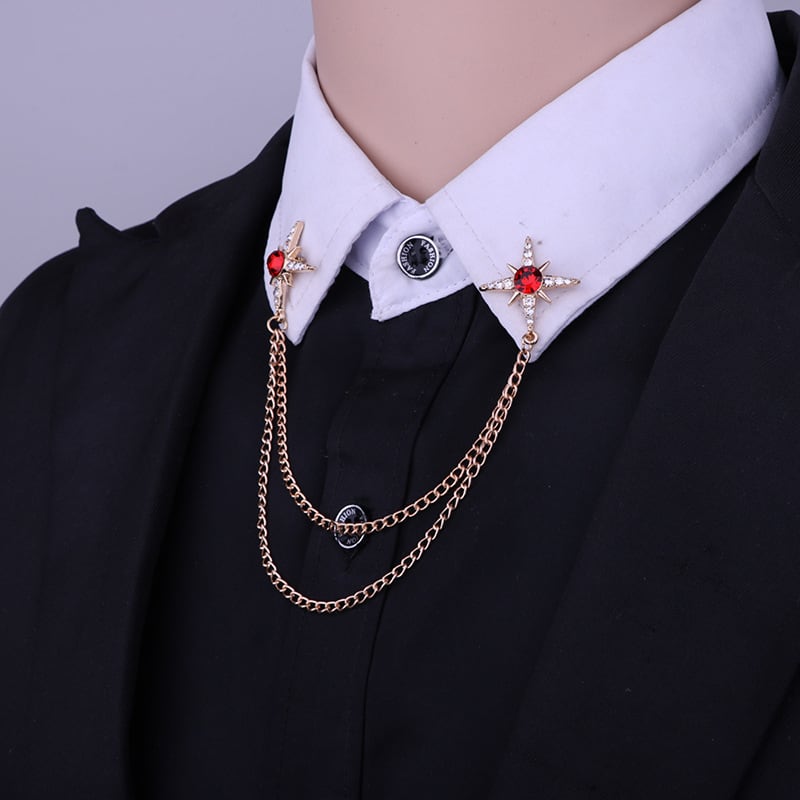 真夜中の宝石箱》襟ブローチ/チェーン付きタックピン(全78種) | 【星の