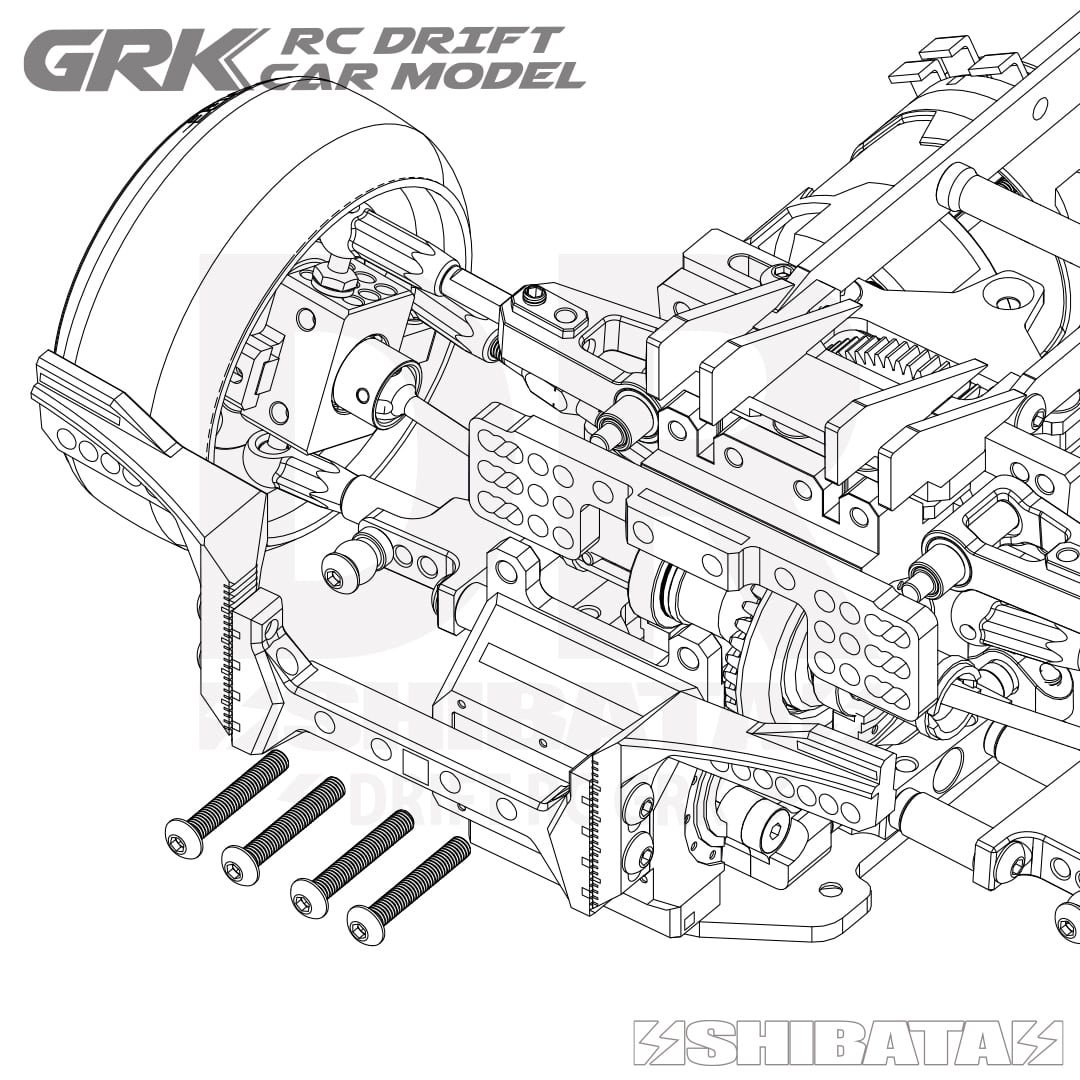 R31S335)GRK ハイトアジャストリアダンパーステー | DR GRK
