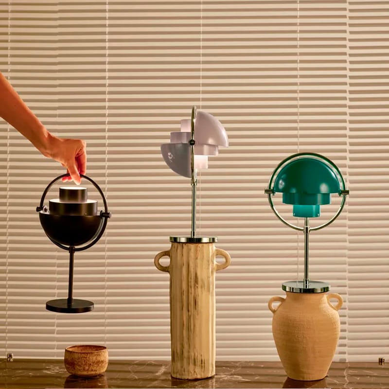 12月10日発売》Multi-Lite Portable Lamp クロームベース・ホワイト