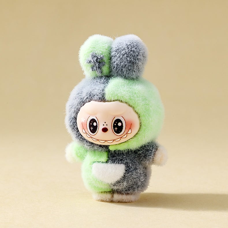 10個セット】 ラブブ ウサギ バイカラー ファーファブリック